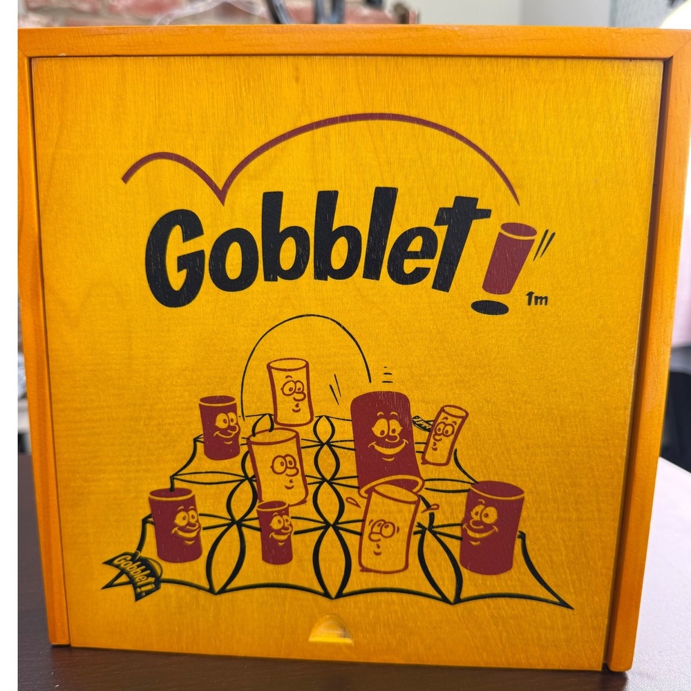 Goblet Fun Strategy Board Game Wood Storage‎ Case Award-Winning Brand - Complete